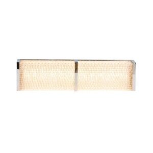 Origin 21 Charlotte 18-in 2 Light Polished Chrome Integrated LED...